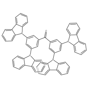 Bis(3,5-di-9h-carbazol-9-ylphenyl)methanone Structure