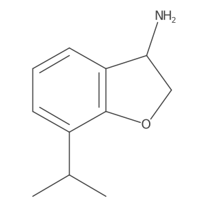 (3S)-7-(Methylethyl)-2,3-dihydrobenzo[B]furan-3-ylamine Structure
