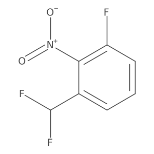 1-(Difluoromethyl)-3-fluoro-2-nitrobenzene结构式