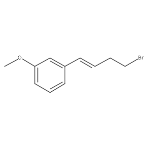 1-(4-Bromobut-1-en-1-yl)-3-methoxybenzene Structure