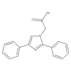 (2,4-Diphenyl-imidazol-1-yl)-acetic acid结构式