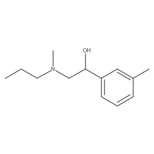 2-[Methyl(propyl)amino]-1-(3-methylphenyl)ethan-1-ol结构式