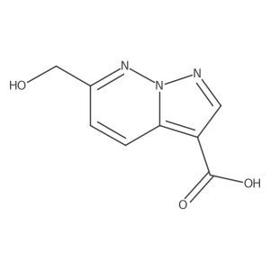 Pyrazolo[1,5-b]pyridazine-3-carboxylic acid, 6-(hydroxymethyl)-结构式