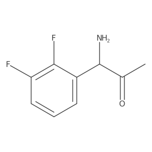 1-Amino-1-(2,3-difluorophenyl)acetone结构式