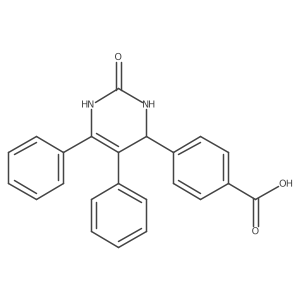 4-(2-Oxo-5,6-diphenyl-1,2,3,4-tetrahydropyrimidin-4-yl)benzoic acid结构式