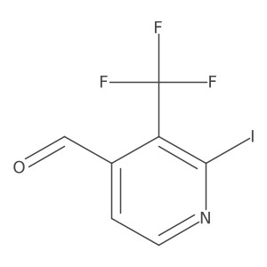 2-Iodo-3-(trifluoromethyl)isonicotinaldehyde Structure
