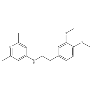 N-[2-(3,4-dimethoxyphenyl)ethyl]-2,6-dimethylpyrimidin-4-amine Structure