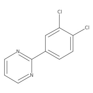 2-(3,4-Dichlorophenyl)pyrimidine Structure