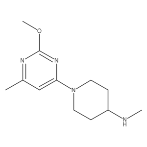 1-(2-methoxy-6-methylpyrimidin-4-yl)-N-methylpiperidin-4-amine Structure