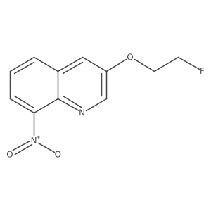 3-(2-Fluoro-ethoxy)-8-nitro-quinoline Structure