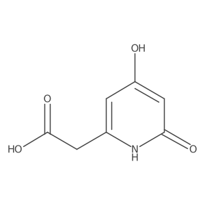 (4,6-Dihydroxypyridin-2-YL)acetic acid结构式