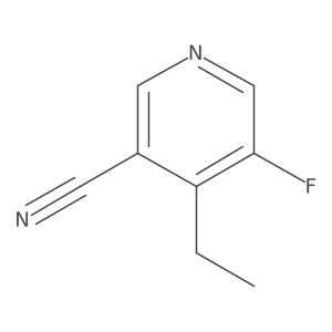 4-Ethyl-5-fluoronicotinonitrile结构式