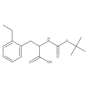 N-[(1,1-Dimethylethoxy)carbonyl]-2-ethylphenylalanine Structure