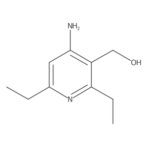 (4-Amino-2,6-diethyl-pyridin-3-yl)methanol结构式