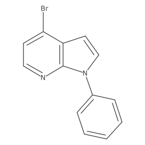 4-Bromo-1-phenyl-1H-pyrrolo[2,3-b]pyridine Structure