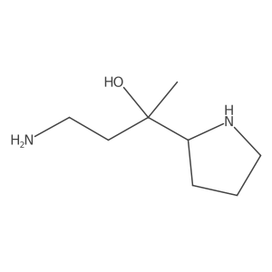 4-Amino-2-(pyrrolidin-2-YL)butan-2-OL Structure