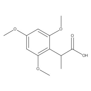 2-(2,4,6-Trimethoxyphenyl)propanoic acid结构式