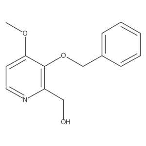 3-Benzyloxy-2-hydroxymethyl-4-methoxypyridine结构式