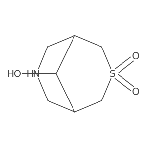 9-Hydroxy-3-thia-7-azabicyclo[3.3.1]nonane 3,3-dioxide结构式