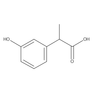 2-(3-Hydroxyphenyl)propionic acid, (2S)- Structure