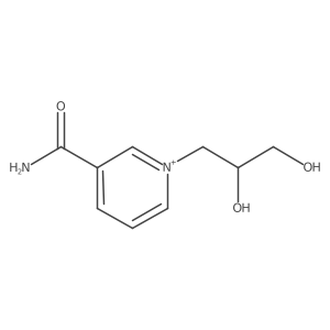 Pyridinium, 3-(aminocarbonyl)-1-(2,3-dihydroxypropyl)-, (S)-结构式
