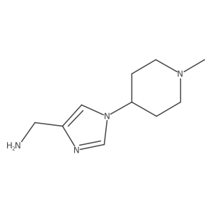 [1-(1-methylpiperidin-4-yl)-1H-imidazol-4-yl]methanamine Structure