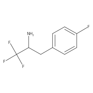 1,1,1-Trifluoro-3-(4-fluorophenyl)propan-2-amine结构式