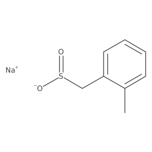 Sodium (2-methylphenyl)methanesulfinate结构式