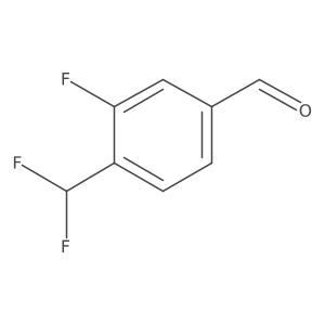 4-(Difluoromethyl)-3-fluorobenzaldehyde结构式