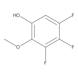 6-Hydroxy-2,3,4-trifluoroanisole结构式