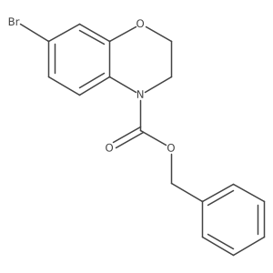 Benzyl 7-bromo-2H-benzo[b][1,4]oxazine-4(3H)-carboxylate Structure