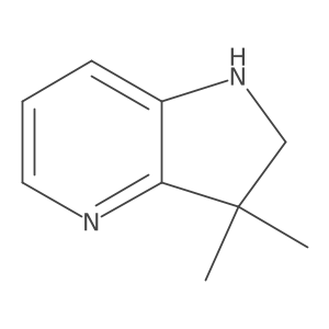 3,3-Dimethyl-2,3-dihydro-1H-pyrrolo[3,2-B]pyridine Structure