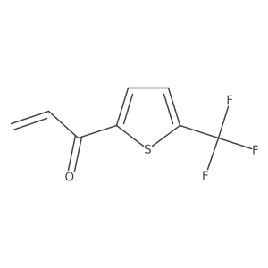 1-[5-(Trifluoromethyl)thiophen-2-yl]prop-2-en-1-one Structure