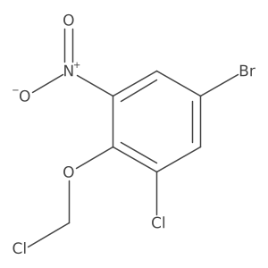 5-Bromo-1-chloro-2-(chloromethoxy)-3-nitrobenzene结构式