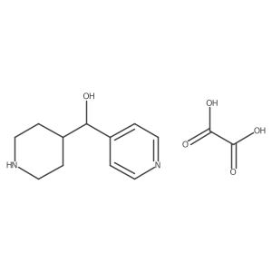Piperidin-4-yl(pyridin-4-yl)methanol oxalate Structure