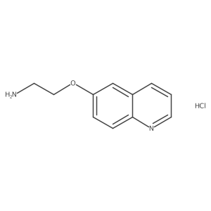 2-(Quinolin-6-yloxy)ethan-1-amine hydrochloride Structure