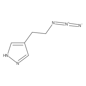 4-(2-Azidoethyl)-1h-pyrazole结构式