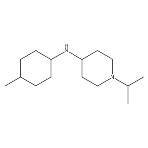 1-(propan-2-yl)-N-[(1r,4r)-4-methylcyclohexyl]piperidin-4-amine Structure