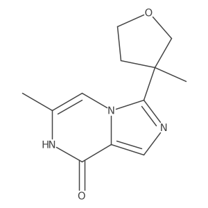 6-Methyl-3-(3-methyltetrahydrofuran-3-yl)imidazo[1,5-a]pyrazin-8(7h)-one Structure