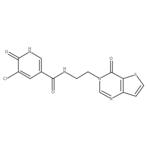 5-chloro-6-hydroxy-N-(2-(4-oxothieno[3,2-d]pyrimidin-3(4H)-yl)ethyl)nicotinamide Structure