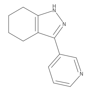 3-(pyridin-3-yl)-4,5,6,7-tetrahydro-1H-indazole结构式