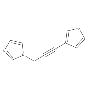 1-[3-(thiophen-3-yl)prop-2-yn-1-yl]-1H-imidazole Structure
