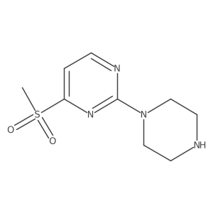 4-Methanesulfonyl-2-(piperazin-1-yl)pyrimidine Structure