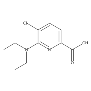 5-Chloro-6-(diethylamino)pyridine-2-carboxylic acid Structure