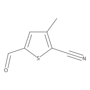 5-Formyl-3-methyl-2-thiophenecarbonitrile结构式