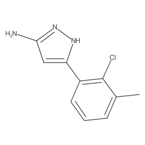 3-(2-Chloro-3-methylphenyl)-1h-pyrazol-5-amine Structure