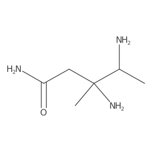 3,4-Diamino-3-methylpentanamide Structure