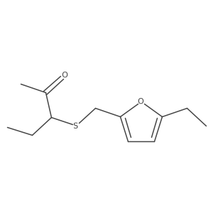 3-{[(5-Ethylfuran-2-yl)methyl]sulfanyl}pentan-2-one结构式