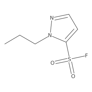 1-propyl-1H-pyrazole-5-sulfonyl fluoride Structure