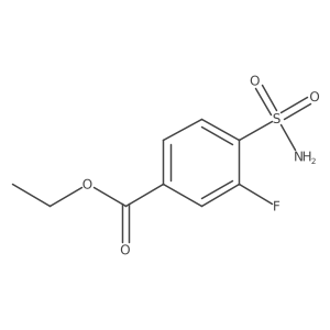 Ethyl 3-fluoro-4-sulfamoylbenzoate Structure